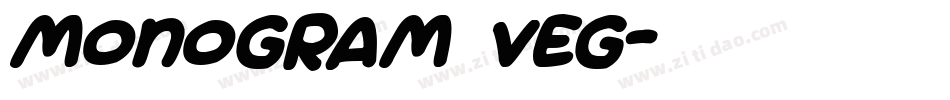 Monogram Veg字体转换